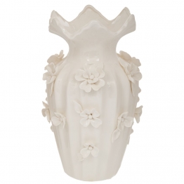Βάζο Κεραμικό Λευκό 20x31εκ. iliadis 91532