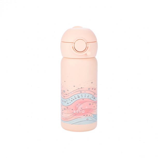 Θερμός Παιδικό Ανοξείδωτο Με Καλαμάκι Whimsy Wonders 350ml-7x7x18εκ. Estia 01-23492