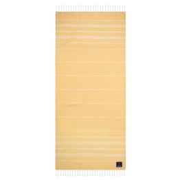 Πετσέτα Θαλάσσης-Παρεό Βαμβακερή 80x180εκ. Essential 3809 Κίτρινη Greenwich Polo Club