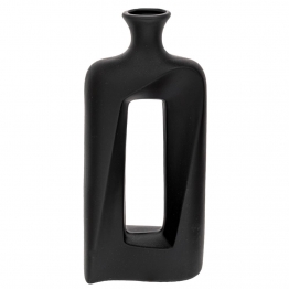 Βάζο Κεραμικό Μαύρο 15x7x31εκ. iliadis 91523