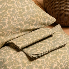 Σετ Σεντόνι Με Μαξιλαροθήκη Polycotton Μονό Με Λάστιχο 100x200+32εκ. Wang Petrol Casual Line Mini Melinen 20004331