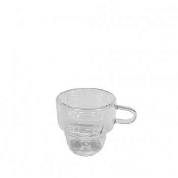 Κούπα Γυάλινη Διάφανη Διπλότοιχη ESPIEL 250ml-10x8x10εκ. DWRA1008