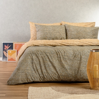 Σετ Σεντόνια Polycotton King 260x270εκ. Rafaelo Beige Casual Line Melinen 20005328