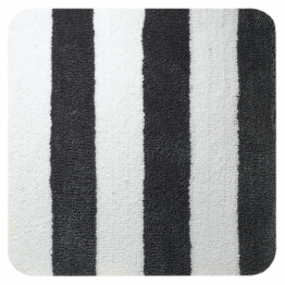Ταπέτο Μπάνιου Polyester 60x60εκ. Linje Grey-White Sealskin 291656814