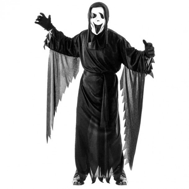 Στολή Ανδρική Μαύρο Φάντασμα One Size Carnavalista 3-1885