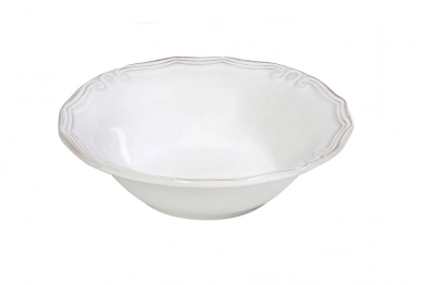 Μπωλ Σερβιρίσματος Stoneware Λευκό 15,5x4,5εκ. ESPIEL Tiffany RSW104K6