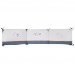 Πάντα Κούνιας Microfiber 45x195εκ. Essential Baby 8852 Γκρι Greenwich Polo Club