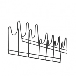 Θήκη Για Καπάκια Μαύρη Lido 28x16x14εκ. Lava Touch Metaltex 16-361108