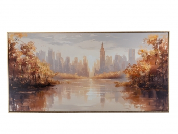 Πίνακας Καμβάς Πόλη 120x4x60εκ. Zen Collection 25.8.51341