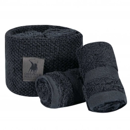 Σετ Πετσέτες Χεριών 4τμχ Βαμβακερές Με Καλάθι 4106 Dark Grey Essential Greenwich Polo Club