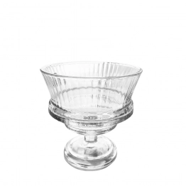 Μπωλ Παγωτού Κολωνάτο Γυάλινο Διάφανο ESPIEL 300ml-10,5x10,5εκ. DWEA1012K3