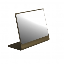 Καθρέπτης Επιτραπέζιος Ανοξείδωτος Matt Light Bronze Pam & Co 20x10x18εκ. 2015-963