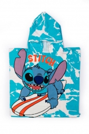 Πόντσο Παιδικό Microfiber 50x100εκ. Lilo & Stitch 30 Sky Blue Disney DimCol