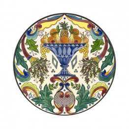 Διακοσμητικό Πιάτο Κεραμικό WM Collection Δ32εκ. NVenecia/B