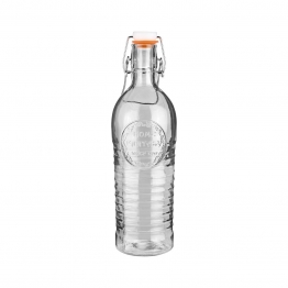 Μπουκάλι Γυάλινο-Μεταλλικό Διάφανο Essentials Estia 1100ml-9x30,8εκ. 01-21832