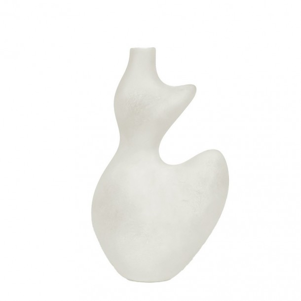 Βάζο Κεραμικό Κρεμ 15x8x25,5εκ. ESPIEL MAH105