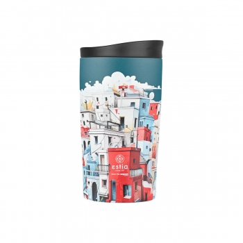 Θερμός Ποτήρι Ανοξείδωτος Travel Mug Urban Mythos Save The Aegean 350ml-8x8x15εκ. Estia 01-25601