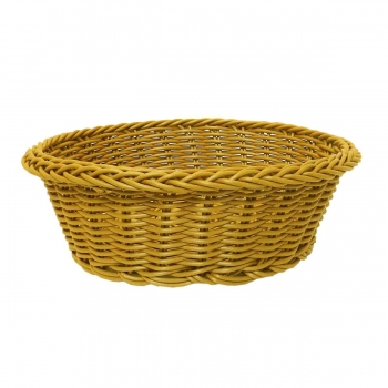 Ψωμιέρα Polyrattan Μελί-Κίτρινη Art Et Lumiere 29x8εκ. 09324