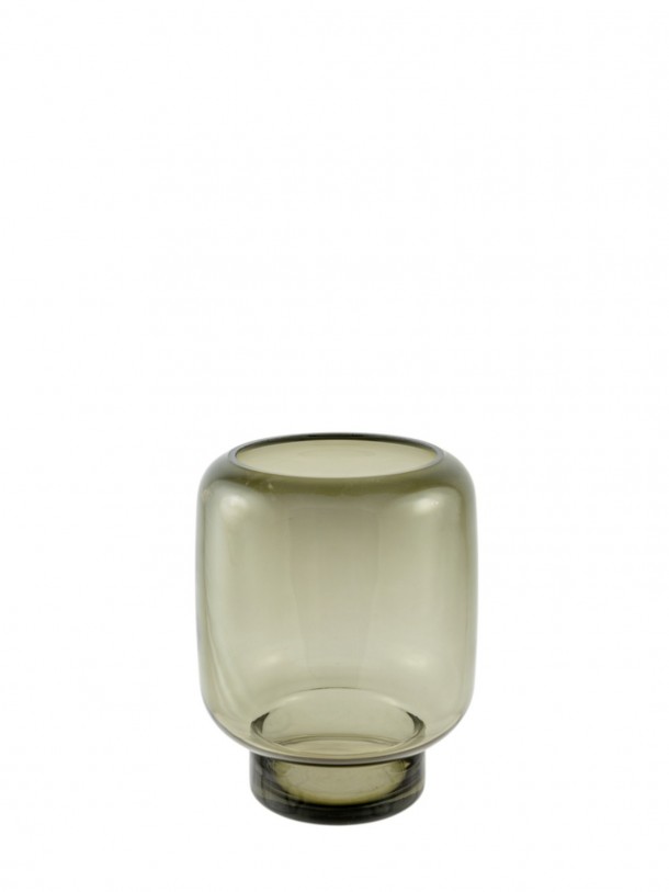 Βάζο Χειροποίητο Φυσητό Γυαλί Γκρι 15,5x19,5εκ. Zen Collection 25.43.52104