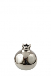 Ρόδι Κεραμικό Ασημί 7,6εκ. Zen Collection 24.3.50530