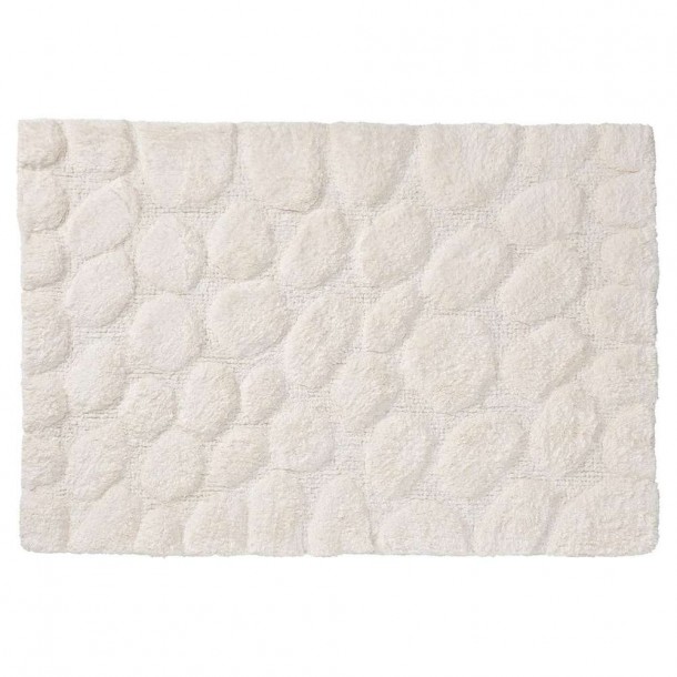 Ταπέτο Μπάνιου Βαμβακερό 60x90εκ. Pebbles Ivory Sealskin 294413610