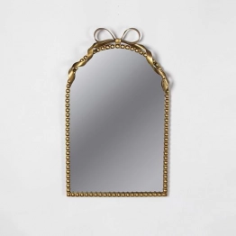 Καθρέπτης Τοίχου Μεταλλικός Χρυσός 40,5x7x66,5εκ. ESTHETI 811-40001
