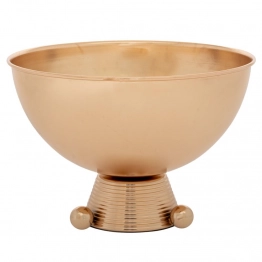 Μπωλ Διακοσμητικό Μεταλλικό Χρυσό Φ31x21εκ. iliadis 88367