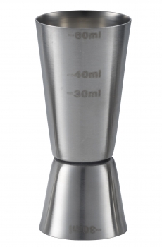 Διπλή Μεζούρα Ποτών Ανοξείδωτη K-Professional 25ml-50ml UR50913500