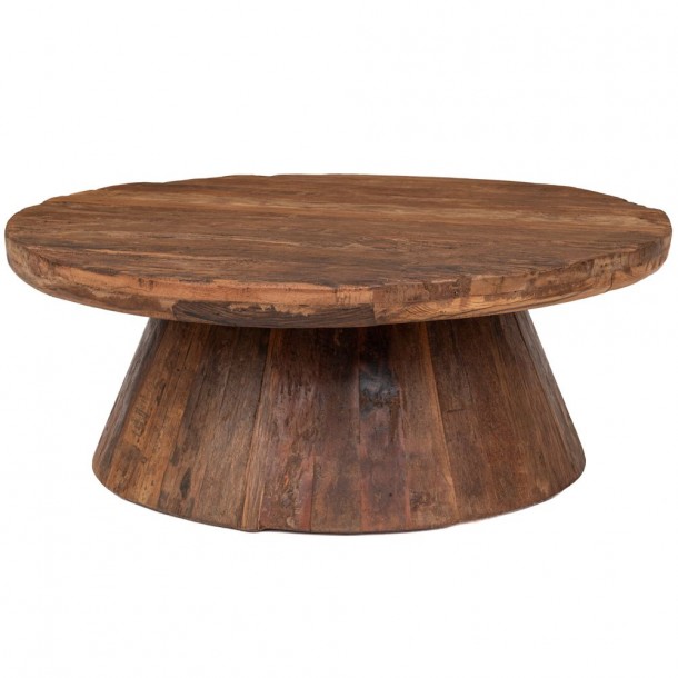 Τραπεζάκι Σαλονιού Ξύλινο Καφέ iliadis 80x80x32εκ. 92089