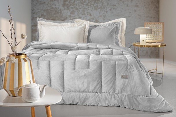 Πάπλωμα Βελουτέ Υπέρδιπλο 220x240εκ. Scarlett Perla Guy Laroche
