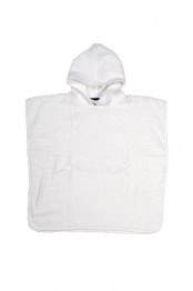 Πόντσο Παιδικό Βαμβακερό Λευκό 60x120εκ. Kids DimCol