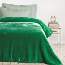 Κουβέρτα Velour Μονή 160x220εκ. Blankets 0293 Green Das Kids