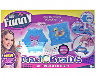 Κουτί Με Χάντρες Magic Beads 32x20x5εκ. Toy Markt 77-1173