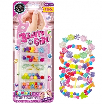 Χάντρες Σε Καρτέλα 10x24εκ.Toy Markt 77-1282