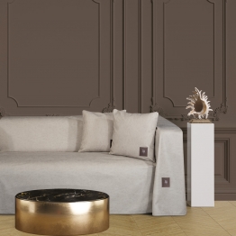 Ριχτάρι Polyester Leather Like Τριθέσιος 180x300εκ. Premium 3925 Μπεζ Greenwich Polo Club