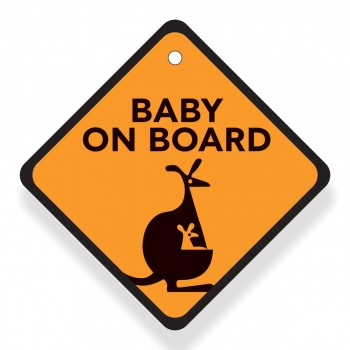Σήμανση Αυτοκινήτου Cartoon Baby On Board Babywise BW007