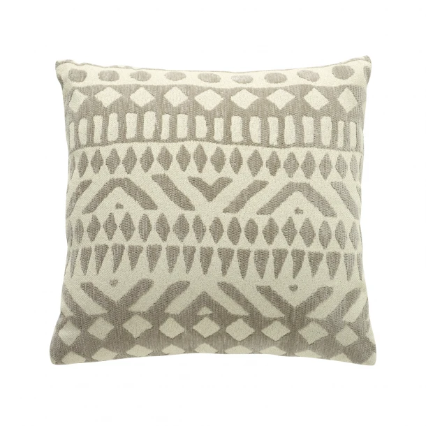 Διακοσμητικό Μαξιλάρι Chenille 40x40εκ. Throws 0276 Taupe-Κρεμ Das Home