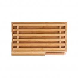 Βάση Κοπής Με Μαχαίρι Ψωμιού Bamboo Essentials Estia 25,5x22x3,5εκ. 01-12946