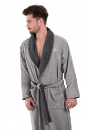 Μπουρνούζι Βαμβακερό Duo Black Extra Large Guy Laroche