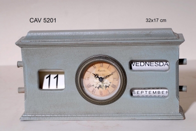 Επιτραπέζιο Ρολόι Ξύλινο Royal Art 32x17εκ. CAV5201