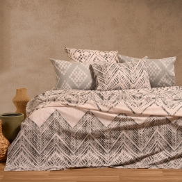 Παπλωματοθήκη Polycotton Υπέρδιπλη 225x245εκ. Barrio Grey Casual Line Melinen 20003758
