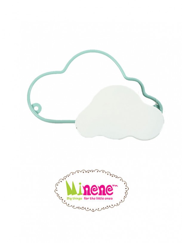 Κρεμάστρα Τοίχου Μεταλλική Συννεφάκι Minene 18316011120OS