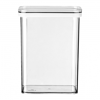 Δοχείο Αποθήκευσης Πλαστικό-Διάφανο Estia 2500ml-16,5x9,8x22,5εκ. 01-24314