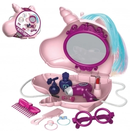 Τσαντάκι Ομορφιάς 19τμχ Μονόκερως 24x7x21εκ. Toy Markt 77-1272