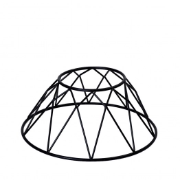 Βάση Στρογγυλή Μεταλλική Μαύρη 25-12x10εκ. ESPIEL HOT1508