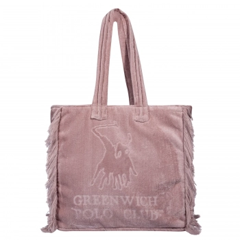 Τσάντα Θαλάσσης Βαμβακερή 42x45εκ. Essential 3622 Ροδί Greenwich Polo Club