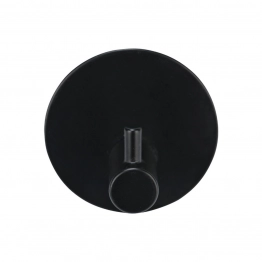 Κρεμάστρα Επιτοίχια Μεταλλική Μαύρη 5,2x5,2x2,8εκ. Estia 02-25694