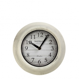Ρολόι Τοίχου Polyresin Μπεζ ESPIEL 23,2x5,4x23,2εκ. ROL601