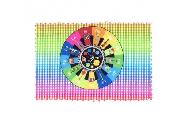 Σουπλά Παιδικό Polyester 35x50εκ. Music Wheel 41 Multi DimCol