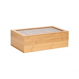Κουτί 8 Θέσεων Με Καπάκι Bamboo Essentials 31x19x9εκ. Estia 01-27025